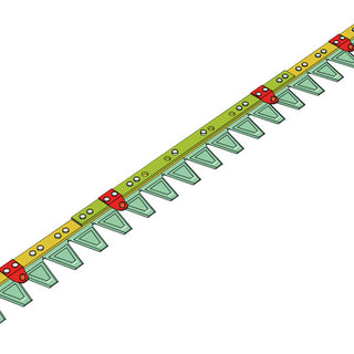 AGRIA Mähmesser 122 cm 495 37 für Balkenmäher