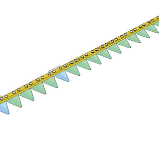 GUTBROD Mähmesser 71 cm für Balkenmäher