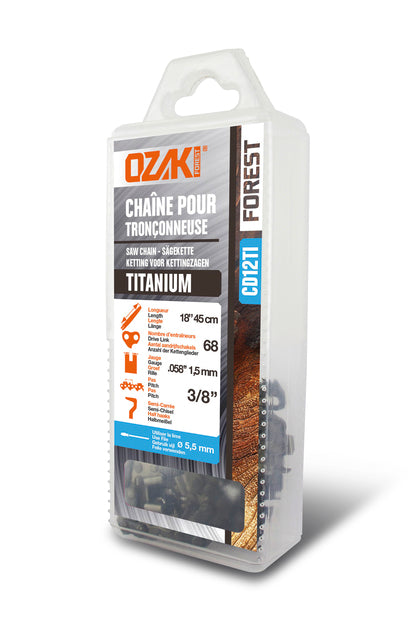 Sägekette 3/8 Zoll 1,5 mm passend für Kettensäge von HUSQVARNA, OLEO MAC und JONSERED u. a.