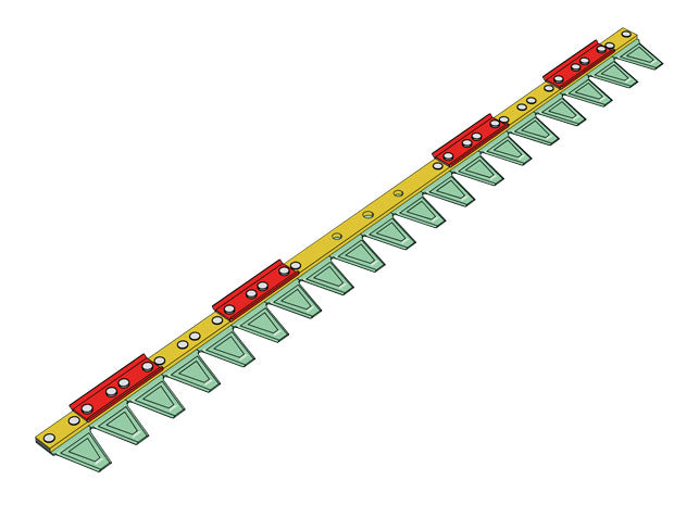 AGRIA Mähmesser 102 cm 714 92 für Balkenmäher Ersatzteil – Originalteil schneller Versand
