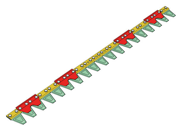 AGRIA Mähmesser UNIVERSAL C 697 91 für Balkenmäher Ersatzteil – Originalteil schneller Versand