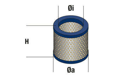BRIGGS & STRATTON Rundluftfilter 005421 für Motor Ersatzteil

