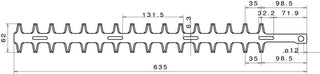 ALPINA Heckenscherenmesser 9010640 für Rasentrimmer