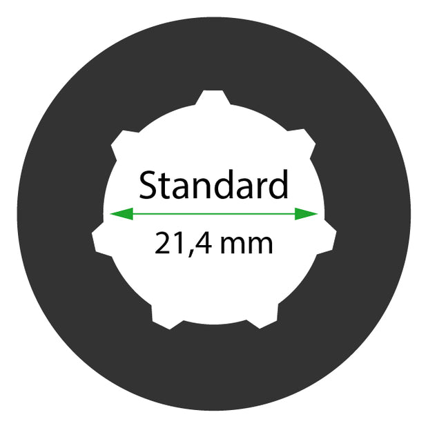 Kettenradring 9 Standard passend für Kettensäge von JONSERED und HUSQVARNA - Bild 2