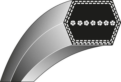 RATIOPARTS Doppel-V-Keilriemen AA105, Produktansicht
