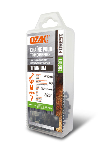 OZAKI FOREST TITAN Kette 0 325 HM 1 3 mm 66TG Profi passend für Kettensäge Ersatzteil – Ersatzteil schneller Versand