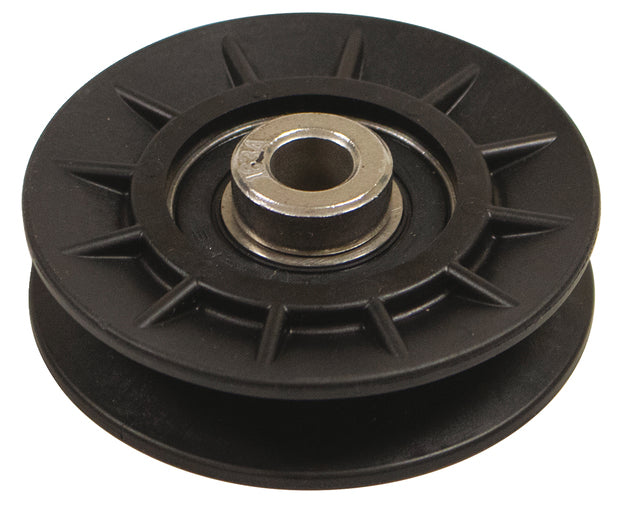 Spannrolle V-Form Polyamid passend für Rasentraktor von JOHN DEERE