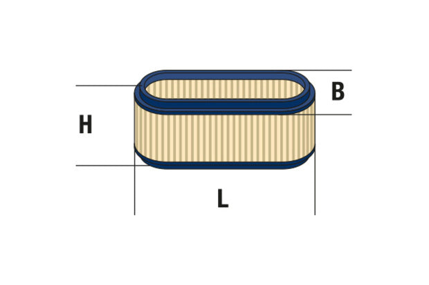 STIHL Ovalluftfilter 0000 120 1601 für Kettensäge Ersatzteil