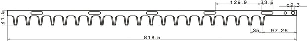TANAKA Heckenscherenmesser 120-3315A-20 für Heckenschere Ersatzteil