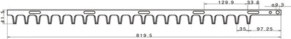 TANAKA Heckenscherenmesser 120-3315A-20 für Heckenschere Ersatzteil
