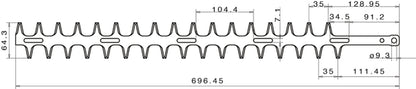 TANAKA Heckenscherenmesser 120-33168-21 für Heckenschere Ersatzteil
