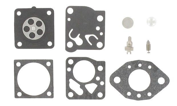 TILLOTSON Vergaserreparatursatz Original passt auch für Kettensäge und Rasentrimmer von HUSQVARNA, PARTNER und POULAN u. a.
