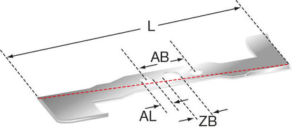 VIKING Rasenmähermesser 6170 702 0110 für Rasentraktor Ersatzteil
